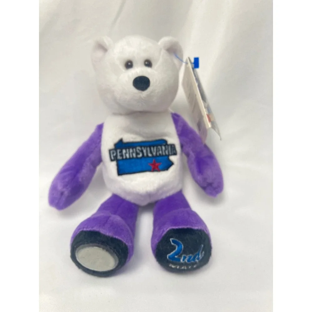 Pennsylvania State Quarter Warman's‎ Book Souvenir Plush Bear Toy Collectible